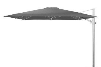  4 Seasons Outdoor | Zweefparasol Siesta Premium 300 x 300 cm | Wit-Charcoal 757729-31